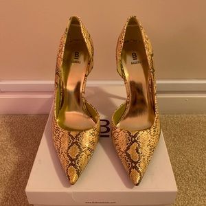 NEVER WORN - Bakers Snake Skin Print Heels